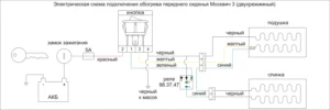 Обогреватель передних сидений Москвич М3 (2 режима)